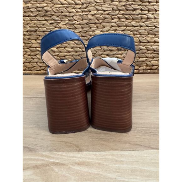 Kate spade new york DEFACED Raleigh Chunky-Heeled Slingback Sandals - Picture 6 of 9